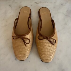NEW Ann Mashburn Tan Women's Mules